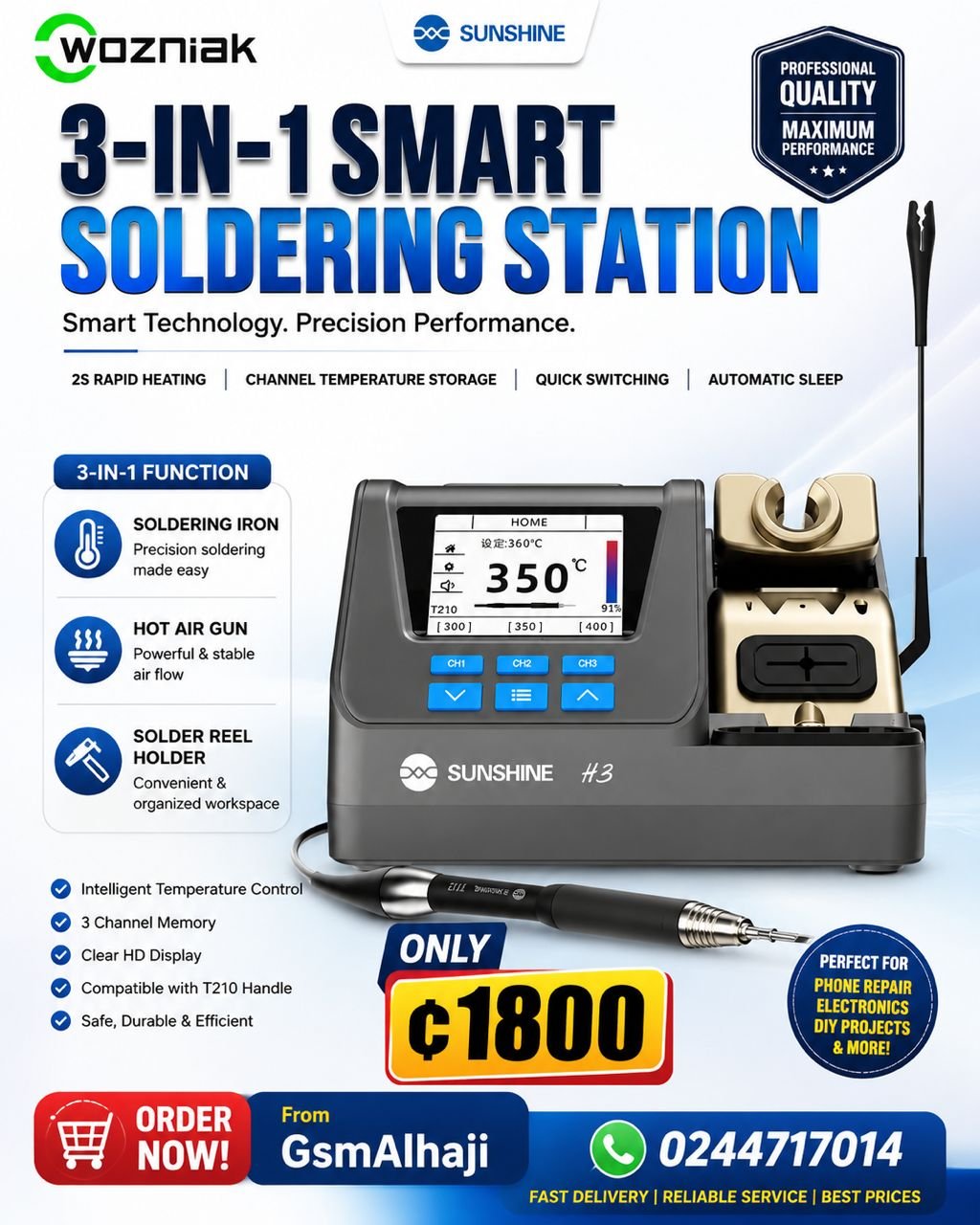 Professional repair workbench tools
